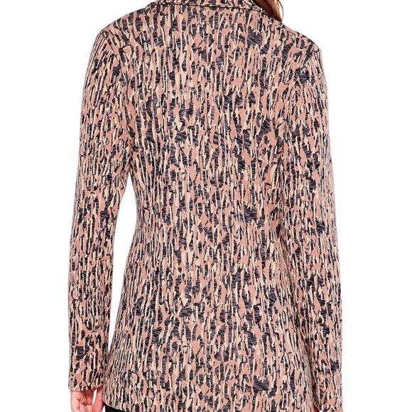 NIC+ZOE Women's Bark Mix Neutral Multi Open Blazer Sz 1X - Picture 4 of 15